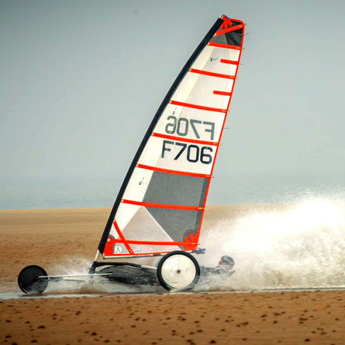 char à voile soulac