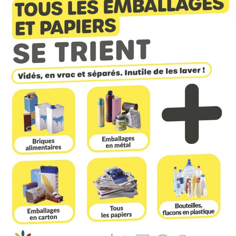 SMICOTOM : Simplification des consignes de tri pour 2023